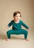 the-real-teal-ribbed-long-sleeve-pjs Big Dreams Little Jammie Session Sophia's Style-2